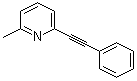 2-甲基-6-(苯基乙炔基)吡啶分子结构 (CAS 96206-92-7)