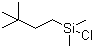 (3,3-二甲基)丁基二甲基氯硅烷分子结构 (CAS 96220-76-7)