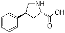 反-4-苯基-L-脯氨酸分子结构 (CAS 96314-26-0)