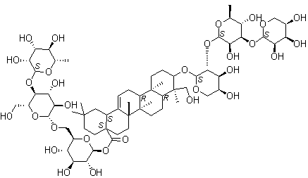 虎掌草皂甙 D分子结构 (CAS 96315-53-6)