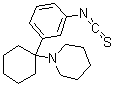 1-[1-(3-Isothiocyanatophenyl)cyclohexyl]piperidine molecular structure (CAS 96316-00-6)