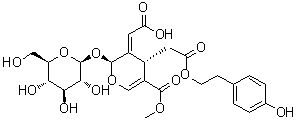 女贞苷酸分子结构 (CAS 96382-89-7)