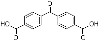 二苯甲酮-4,4'-二甲酸分子结构 (CAS 964-68-1)