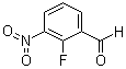 2-氟-3-硝基苯甲醛分子结构 (CAS 96516-29-9)