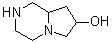 八氢吡咯并[1,2-a]吡嗪-7-醇分子结构 (CAS 96563-78-9)