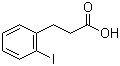 3-(2-碘苯基)丙酸分子结构 (CAS 96606-95-0)