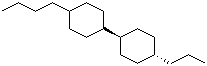 (反式,反式)-4-丙基-4'-丁基-1,1'-联环己烷分子结构 (CAS 96624-52-1)