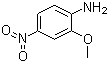 2-甲氧基-4-硝基苯胺分子结构 (CAS 97-52-9)
