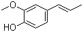 Isoeugenol molecular structure (CAS 97-54-1)