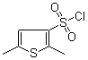 结构式 CAS# 97272-04-3, 2,5-二甲基噻吩-3-磺酰氯