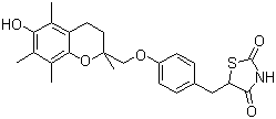 曲格列酮分子结构 (CAS 97322-87-7)
