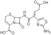 头孢布烯分子结构 (CAS 97519-39-6)