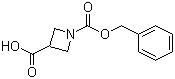 氮杂环丁烷-1,3-二羧酸 1-苄酯分子结构 (CAS 97628-92-7)