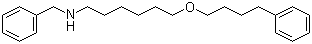 6-苄基氨基-1-(4'-苯基丁氧基)己烷分子结构 (CAS 97664-55-6)