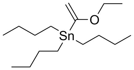 Tributyl(1-ethoxyvinyl)stannane molecular structure (CAS 97674-02-7)