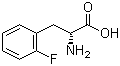 2-氟-D-苯丙氨酸分子结构 (CAS 97731-02-7)
