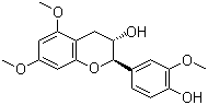 3,4'-二羟基-3',5,7-三甲氧基黄烷分子结构 (CAS 97914-19-7)