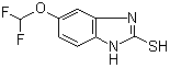 5-二氟甲氧基-2-巯基-1H-苯并咪唑分子结构 (CAS 97963-62-7)