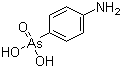 4-氨基苯胂酸分子结构 (CAS 98-50-0)