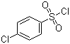 结构式 CAS# 98-60-2, 4-氯苯磺酰氯; 对氯苯磺酰氯