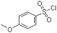 对甲氧基苯磺酰氯分子结构 (CAS 98-68-0)