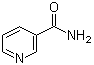 烟酰胺分子结构 (CAS 98-92-0)