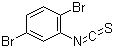 2,5-二溴苯基异硫氰酸酯分子结构 (CAS 98041-67-9)