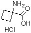 1-氨基环丁烷羧酸盐酸盐分子结构 (CAS 98071-16-0)