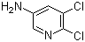 5-氨基-2,3-二氯吡啶分子结构 (CAS 98121-41-6)