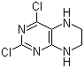 2,4-二氯-5,6,7,8-四氢蝶啶分子结构 (CAS 98142-36-0)