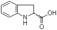 (R)-吲哚啉-2-羧酸分子结构 (CAS 98167-06-7)