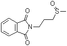 2-[3-(甲基亚磺酰基)丙基]-1H-异吲哚-1,3(2H)-二酮分子结构 (CAS 98184-57-7)