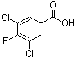 3,5-二氯-4-氟苯甲酸分子结构 (CAS 98191-30-1)