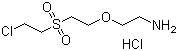 2-氯乙基砜乙氧基乙胺盐酸盐分子结构 (CAS 98231-71-1)
