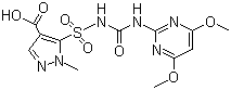 吡嘧磺隆(母酸)分子结构 (CAS 98389-04-9)