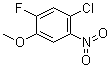 1-氯-5-氟-4-甲氧基-2-硝基苯分子结构 (CAS 98404-03-6)