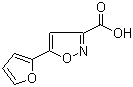5-(2-呋喃)异恶唑-3-甲酸分子结构 (CAS 98434-06-1)