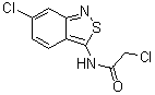 2-氯-N-(6-氯-2,1-苯并异噻唑-3-基)乙酰胺分子结构 (CAS 98447-32-6)