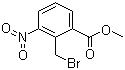 2-溴甲基-3-硝基苯甲酸甲酯分子结构 (CAS 98475-07-1)