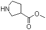 structure of CAS# 98548-90-4, Methyl 3-pyrrolidinecarboxylate