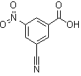 3-氰基-5-硝基苯甲酸分子结构 (CAS 98556-65-1)