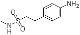 4-氨基-N-甲基苯乙基磺酰胺分子结构 (CAS 98623-16-6)