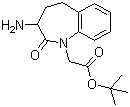 3-氨基-2,3,4,5-四氢-2-氧代-1H-1-苯并氮杂卓-1-乙酸叔丁酯分子结构 (CAS 98626-45-0)