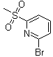 2-甲基磺酰基-6-溴吡啶分子结构 (CAS 98626-92-7)