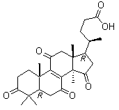 赤芝酸 F分子结构 (CAS 98665-18-0)