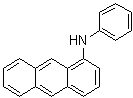 N-苯基-1-蒽胺分子结构 (CAS 98683-00-2)