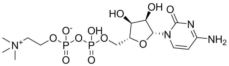 胞二磷胆碱分子结构 (CAS 987-78-0)