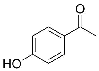4'-Hydroxyacetophenone molecular structure (CAS 99-93-4)
