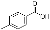 结构式 CAS# 99-94-5, 对甲基苯甲酸