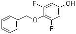 4-苄氧基-3,5-二氟苯酚分子结构 (CAS 99045-19-9)
